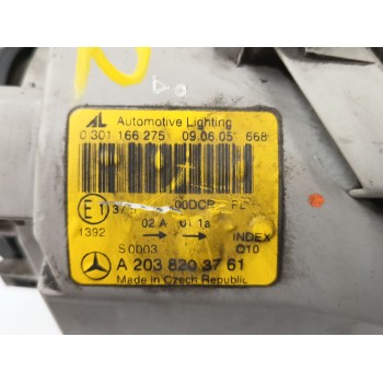 Recambio de faro izquierdo para mercedes-benz clase c (w203) c 180 kompressor (203.046) referencia OEM IAM A2038203761 030116627
