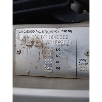Recambio de carroceria corte para chevrolet matiz 0.8 cat referencia OEM IAM   