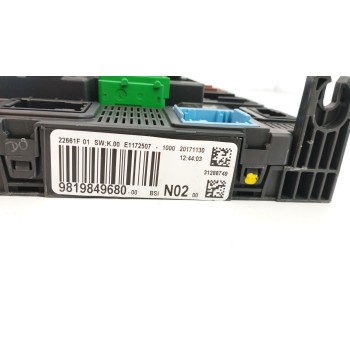 Recambio de caja reles / fusibles para citroën c-elysee (dd_) 1.6 vti 115 (ddnfp0, ddnfp6, ddnfp9) referencia OEM IAM 9819849680