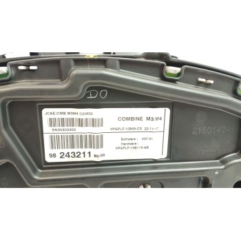 Recambio de cuadro instrumentos para citroën c-elysee (dd_) 1.6 vti 115 (ddnfp0, ddnfp6, ddnfp9) referencia OEM IAM 9824321180  