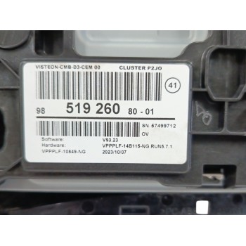 Recambio de cuadro instrumentos para opel corsa f (p2jo) 1.2 (68) referencia OEM IAM 9851926080  