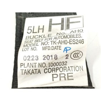 Recambio de cinturon seguridad trasero izquierdo para subaru xv (g5) 2.0 cat referencia OEM IAM TKAH0ES246  