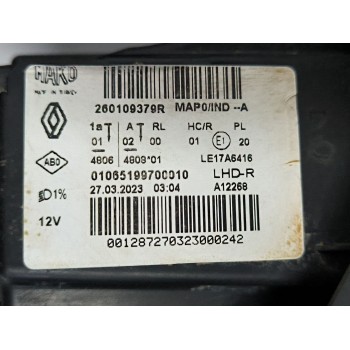 Recambio de faro derecho para renault clio v (b7_) tce 90 (b7mt) referencia OEM IAM 260109379R  