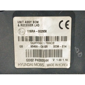 Recambio de modulo electronico para hyundai i20 1.2 16v cat referencia OEM IAM 95400C8020  116RA002958