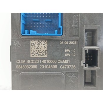 Recambio de modulo electronico para opel corsa f (p2jo) 1.2 (68) referencia OEM IAM 9848932380  