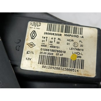 Recambio de faro izquierdo para renault clio v (b7_) tce 90 (b7mt) referencia OEM IAM 260606305R  