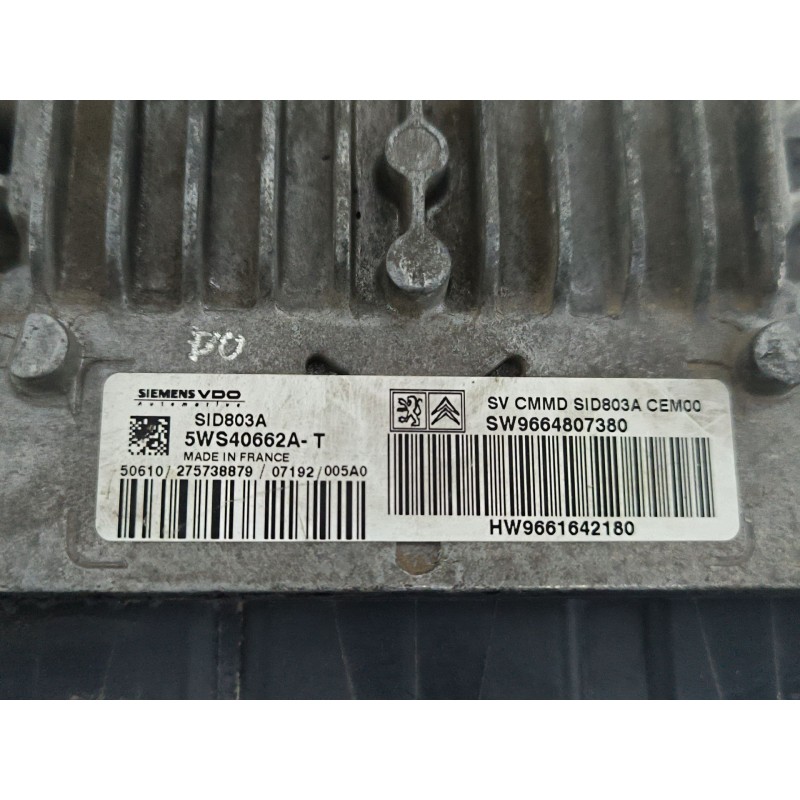 CENTRALITA MOTOR UCE 9664807380