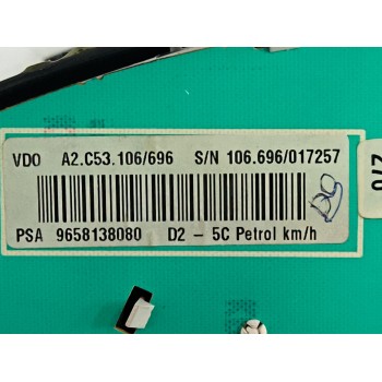 Recambio de cuadro instrumentos para peugeot 407 (6d_) 2.2 (6d3fze, 6d3fzh) referencia OEM IAM 9658138080  