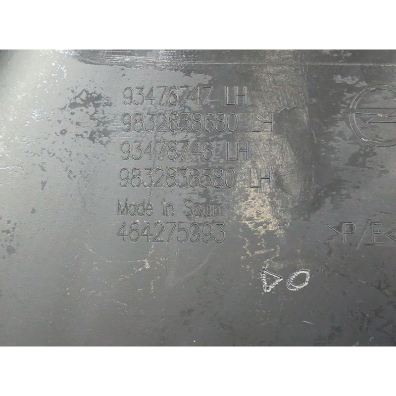 GUARNECIDO PUERTA DELANTERA IZQUIERDA 9832638580 93476749