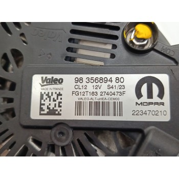 Recambio de alternador para opel corsa f (p2jo) 1.2 (68) referencia OEM IAM 9835689480 CL12 