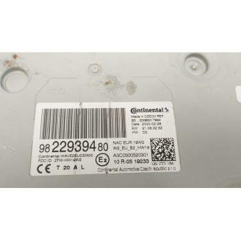 Recambio de sistema audio / radio cd para citroën c-elysee (dd_) 1.5 bluehdi 100 referencia OEM IAM 9822939480  