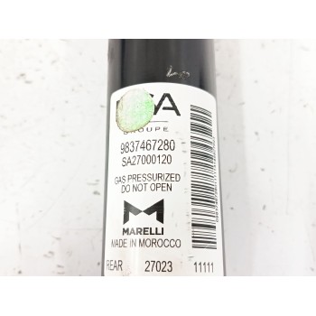 Recambio de amortiguador trasero izquierdo para opel corsa f (p2jo) 1.2 (68) referencia OEM IAM 9837467280  