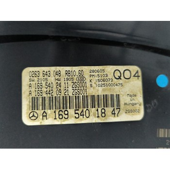 Recambio de cuadro instrumentos para mercedes-benz clase a (w169) a 180 cdi (169.007, 169.307) referencia OEM IAM A1695401847  