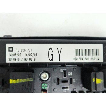 Recambio de caja reles / fusibles para opel astra twin top (2006 - 2012) 1.6 16v referencia OEM IAM 5DK00866814  