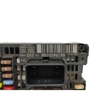 Recambio de caja reles / fusibles para citroën c4 picasso 1.6 blue-hdi fap referencia OEM IAM 9810296180  