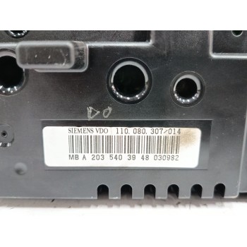 Recambio de cuadro instrumentos para mercedes-benz clase c (w203) c 180 kompressor (203.046) referencia OEM IAM A2035403948  