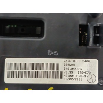 Recambio de cuadro instrumentos para renault latitude (l70_) 2.0 dci 150 (l70h) referencia OEM IAM 248104455R OBSERVAR FOTOS 