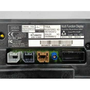 Recambio de pantalla multifuncion para smart forfour hatchback (453) electric drive / eq (453.091) referencia OEM IAM 259154597R