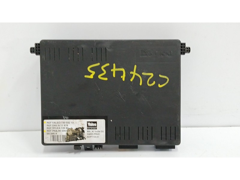Recambio de caja reles / fusibles para citroën xsara coupé (n0) 2.0 hdi 90 referencia OEM IAM 9643493580  73003213