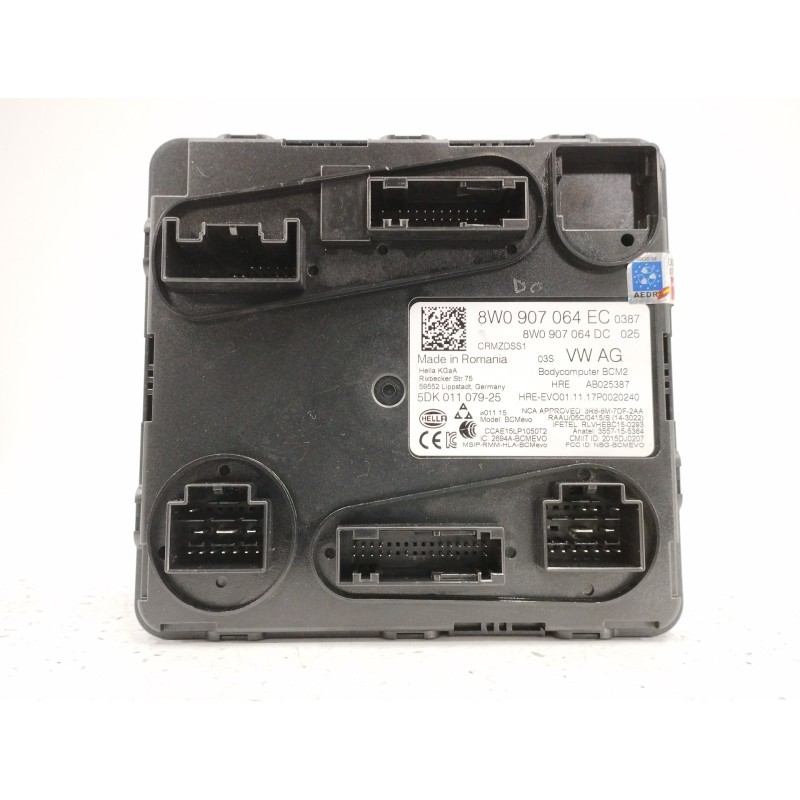 Recambio de modulo electronico para audi a4 avant (8w5) 2.0 16v tdi referencia OEM IAM 8W0907064EC CONTROL CENTRAL PARA SISTEMA 