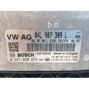 Recambio de centralita motor uce para audi a4 avant (8w5) sport edition quattro referencia OEM IAM 04L907309L 0281030258 