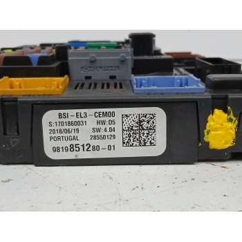 Recambio de caja reles / fusibles para citroën c3 aircross 1.2 12v e-thp referencia OEM IAM 9819851280  
