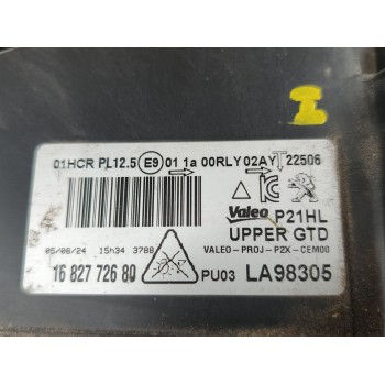 Recambio de faro izquierdo para peugeot 208 ii (ub_, up_, uw_, uj_) 1.2 puretech 100 referencia OEM IAM 1682772680  