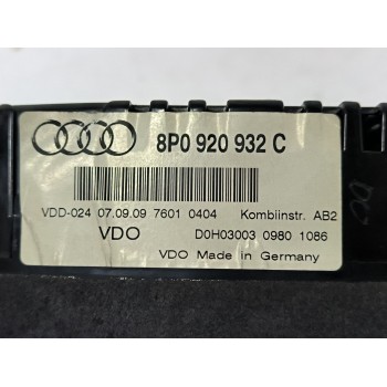 Recambio de cuadro instrumentos para audi a3 sportback (8pa) 1.6 tdi referencia OEM IAM 8P0920932C  