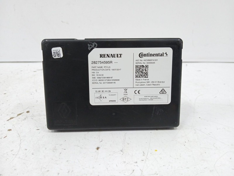 Recambio de modulo electronico para renault zoe (bfm_) zoe referencia OEM IAM 282754595R  A2C9583741201