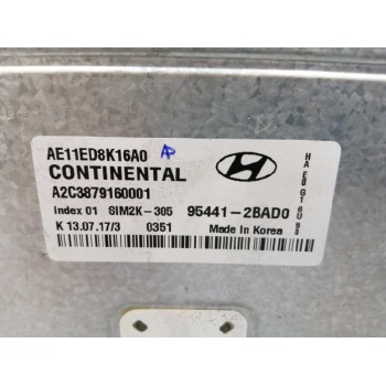 Recambio de centralita motor uce para hyundai ioniq tecno hybrid referencia OEM IAM 954412BAD0 A2C3879160001 