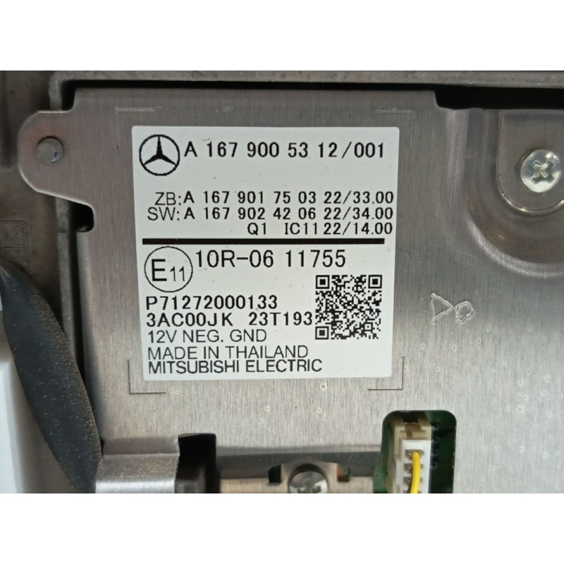 PANTALLA MULTIFUNCION A167901750322 A167902420622