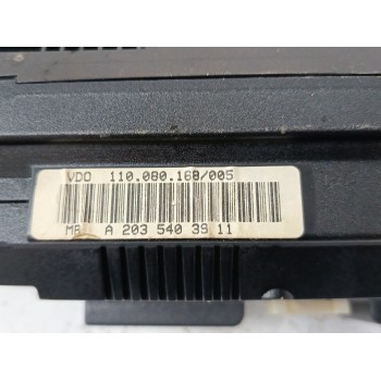 Recambio de cuadro instrumentos para mercedes-benz clase c (w203) c 220 cdi (203.006) referencia OEM IAM A2035403911 110080168 