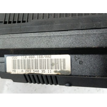 Recambio de cuadro instrumentos para mercedes-benz clase c (w203) c 180 (203.035) referencia OEM IAM A2035403511 110080168 