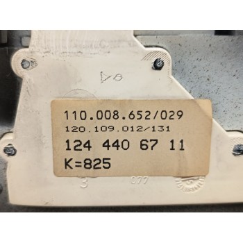 Recambio de cuadro instrumentos para mercedes-benz clase e (w124) e 300 d (124.131) referencia OEM IAM 1244406711 110008652 