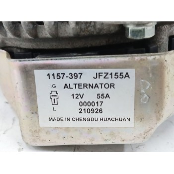 Recambio de alternador para microcar m.go 0.5 referencia OEM IAM 1157397  