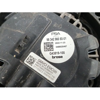 Recambio de electroventilador para citroën jumpy iii furgoneta (v_) 2.0 bluehdi 145 referencia OEM IAM 9834296080  