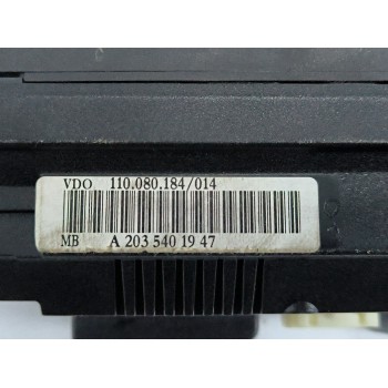 Recambio de cuadro instrumentos para mercedes-benz clase c coupé (cl203) c 200 kompressor (203.745) referencia OEM IAM A20354019