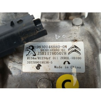Recambio de compresor aire acondicionado para citroën jumpy iii furgoneta (v_) 2.0 bluehdi 145 referencia OEM IAM 9830148880  