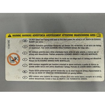 Recambio de parasol derecho para opel astra j (p10) 1.6 (68) referencia OEM IAM 13302542  