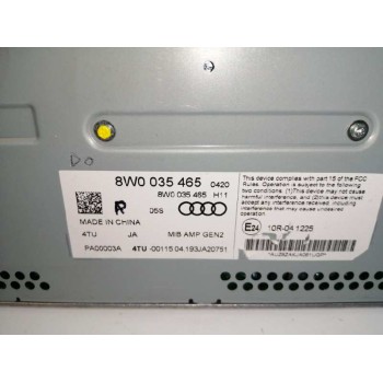 Recambio de modulo electronico para audi a4 avant (8w5) sport edition quattro referencia OEM IAM 8W0035465 AMPLIFICADOR SONIDO 