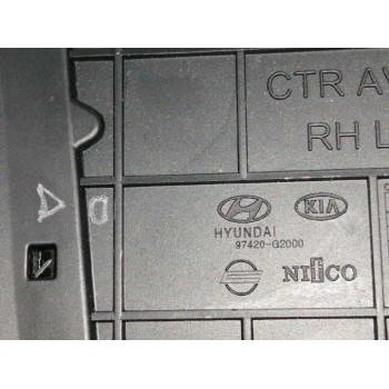 Recambio de rejilla aireadora para hyundai ioniq tecno hybrid referencia OEM IAM 97420G2000 CENTRAL DERECHA 