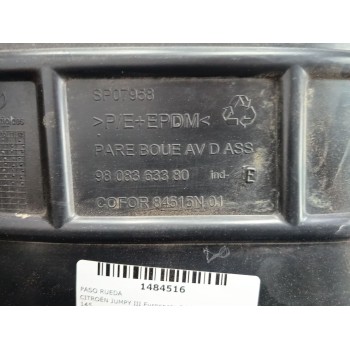 Recambio de paso rueda para citroën jumpy iii furgoneta (v_) 2.0 bluehdi 145 referencia OEM IAM 9808363380 DELANTERO DRECHO 