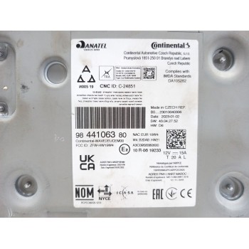 Recambio de sistema navegacion gps para citroën jumpy iii furgoneta (v_) 2.0 bluehdi 145 referencia OEM IAM 9844106380  