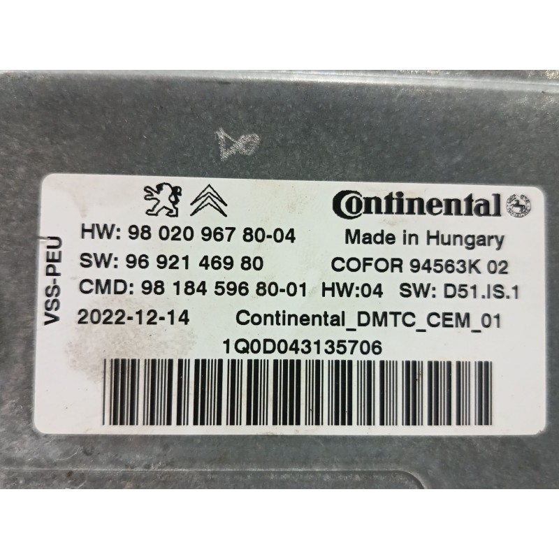 CENTRALITA START / STOP 9692146980 9818459680