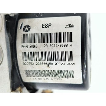 Recambio de abs para chrysler grand voyager v (rt) 2.8 crd referencia OEM IAM P04721601AI  