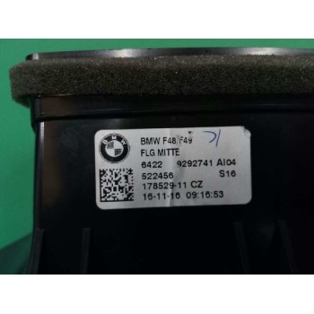 Recambio de rejilla aireadora para bmw serie x1 (f48) sdrive18d referencia OEM IAM 64229292741 CENTRAL DERECHA 
