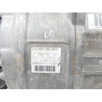 Recambio de compresor aire acondicionado para audi a8 d3 (4e2, 4e8) 3.7 quattro referencia OEM IAM 4E0260805F 4471909583 