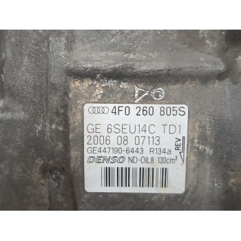 Recambio de compresor aire acondicionado para audi a6 c6 (4f2) 3.0 tdi quattro referencia OEM IAM 4F0260805S 4471906443 