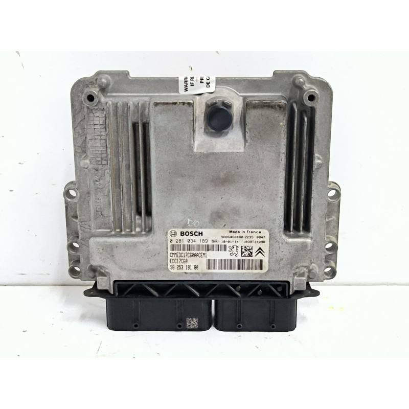 Recambio de centralita motor uce para citroën c4 spacetourer (3d_) 1.6 bluehdi 120 referencia OEM IAM 0281034189 9806460480 