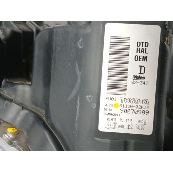 Recambio de faro derecho para toyota auris (_e18_) 1.2 (nre185_) referencia OEM IAM 8111002K30  90070909